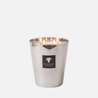 Baobab Collection Les Exclusives Platinum 4-wick scented candle in mouth-blown glass, 1.1kg, front view