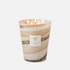 Baobab Collection Sand Siloli 5-wick scented candle in mouth-blown glass, 3kg, front view