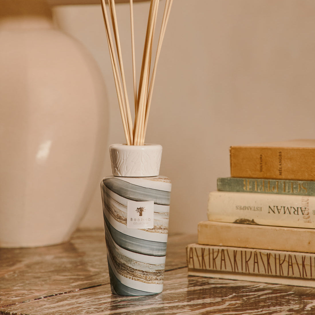 Baobab Collection Sand Sonora reed diffuser, 500ml, detail view