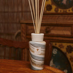 Baobab Collection Sand Sonora reed diffuser, 500ml, styled in a room setting