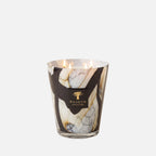 Baobab Collection Stones Marble 4-wick scented candle in mouth-blown glass, 1.1kg, front view