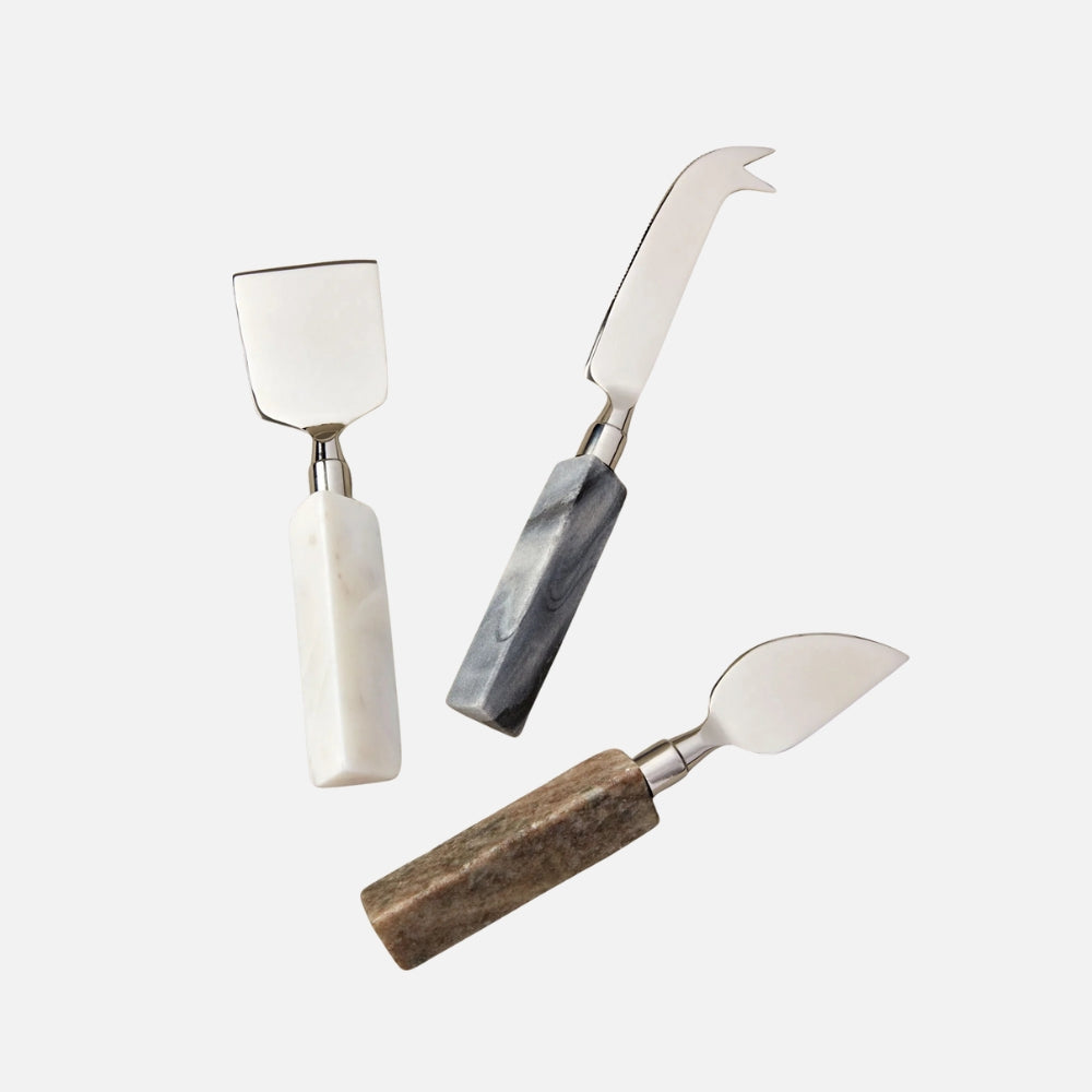 Geometirc Marble Cheese Serving Set