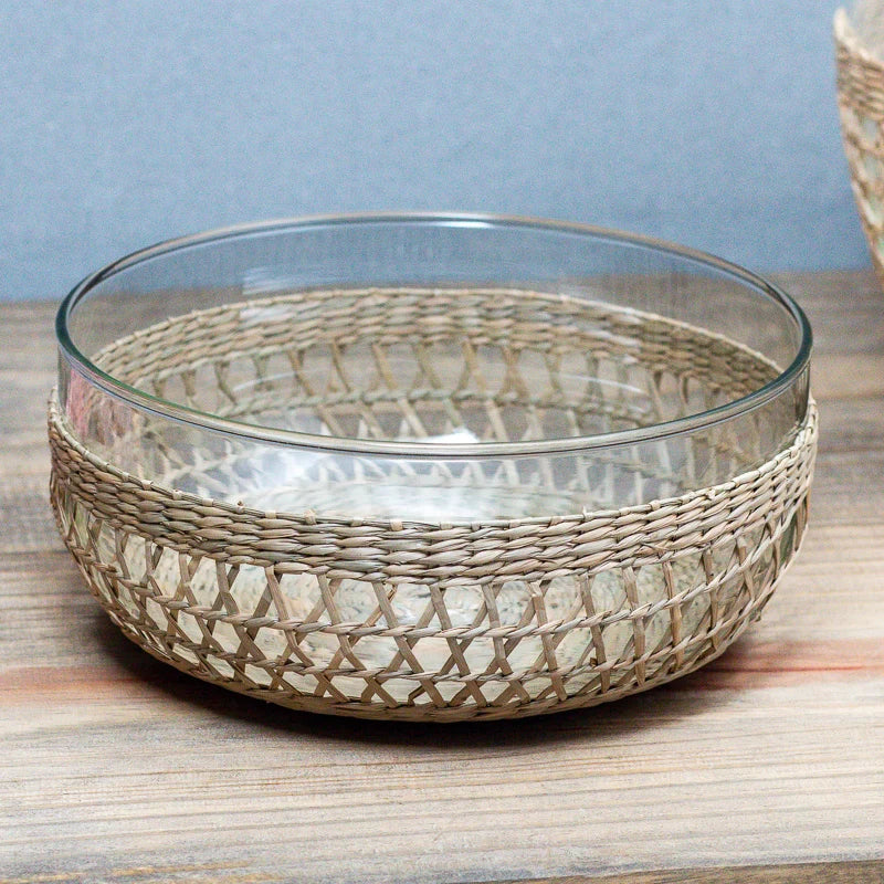 Seagrass Cage Salad Bowl, 25cm