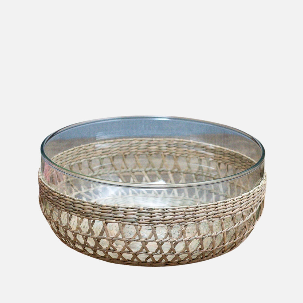 Seagrass Cage Salad Bowl, 25cm