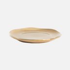 Bitossi Home Senza Tempo gold-edged porcelain underplate, 30.5cm, front view