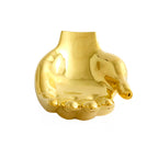 Brass Hand Bowl – Polished Sculptural Catchall