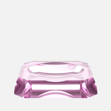 Kristal Soap Dish, Pink