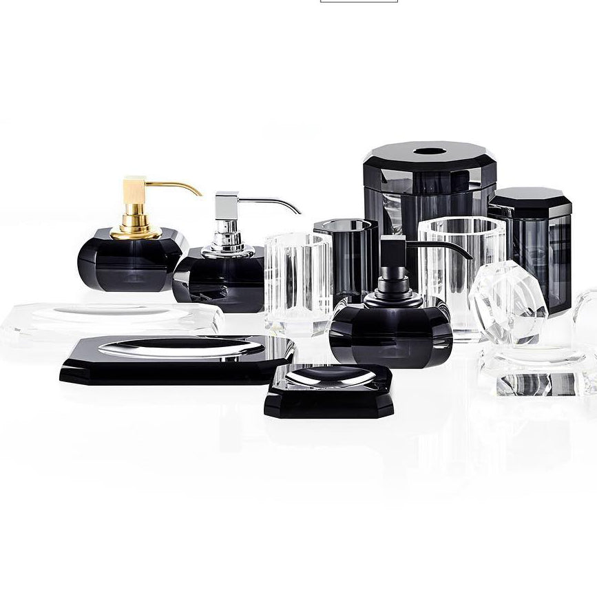 Kristal Soap Dish, Anthracite
