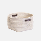 Décor Walther Rattan Basket Storage Container, front view