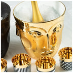 Champagne Cooler Faces, Gold
