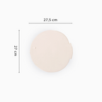 Waww La Table Locmaria fish-shaped ceramic plate by Yann Le Coadic, 27.5x27cm, alternative angle 2