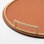 Defile Round Tray Medium, Siena, 36cm