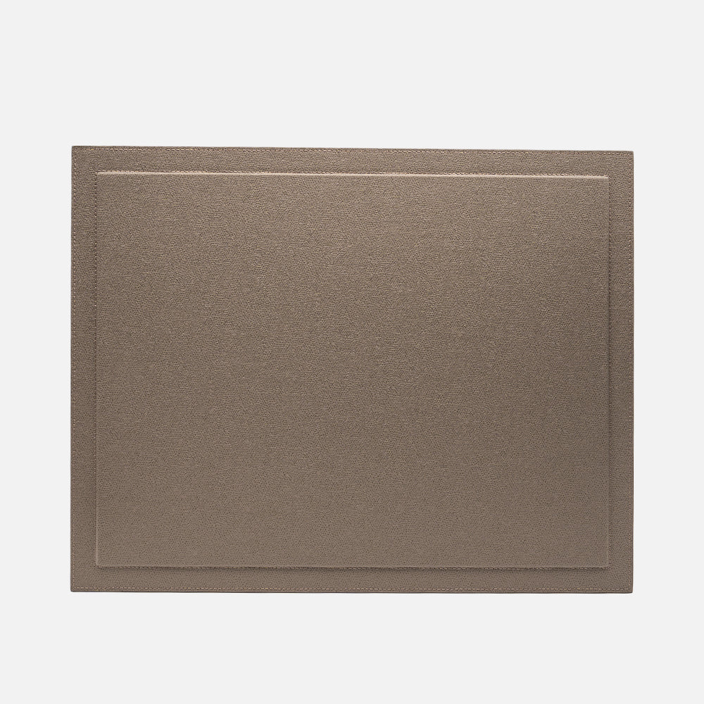 Giobagnara Phil Desk Blotter, Mud, 50x38.5cm, front view