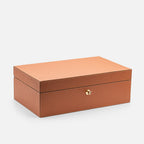 Giobagnara Santiago Cigar Humidor, Siena, 37cm, front view 2