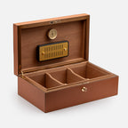 Giobagnara Santiago Cigar Humidor, Siena, 37cm, shown open