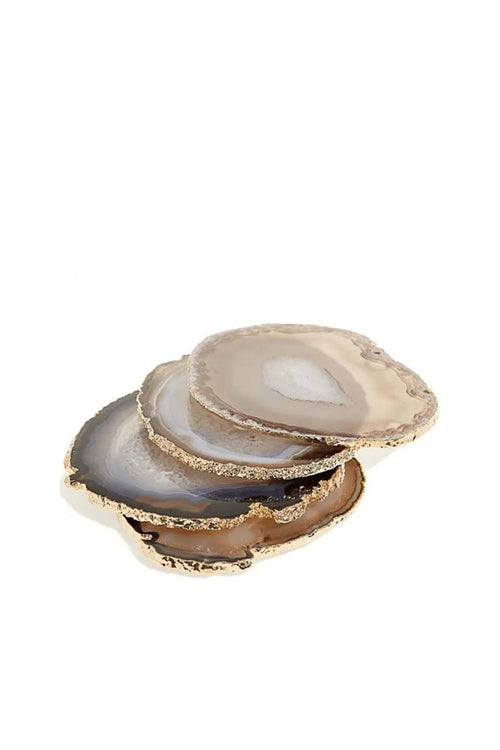 Agate Coasters, Set of 4