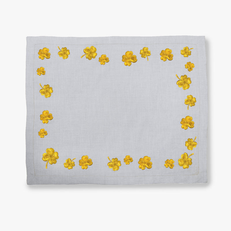 Golden Clover Placemat - Pearl