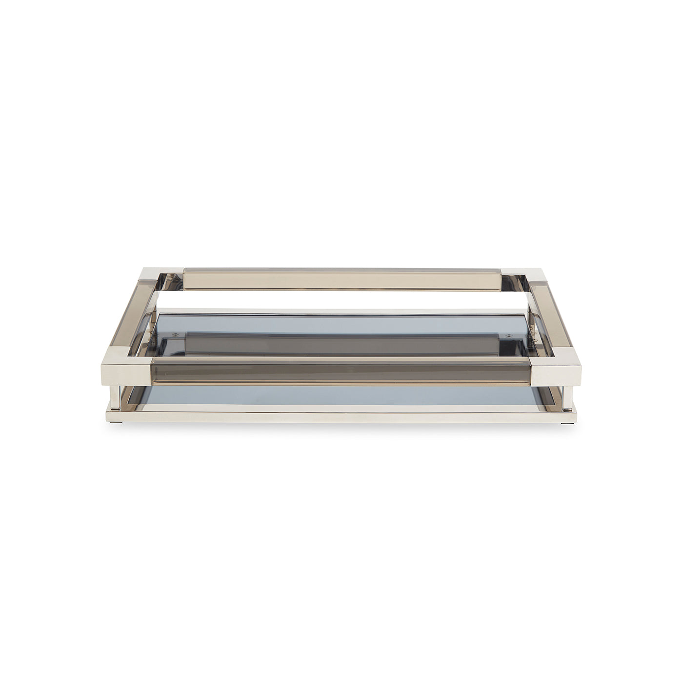 Jacques Small Tray - Clear Acrylic & Brass