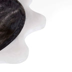 Como Black & White Ripple Bowl, Marbleised Acrylic, 37cm