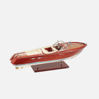 Kiade Riva Aquarama Special Model Boat, Ivory Upholstery, 58cm, side view 2
