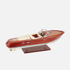 Kiade Riva Aquarama Special Model Boat, Ivory Upholstery, 58cm, side view 3