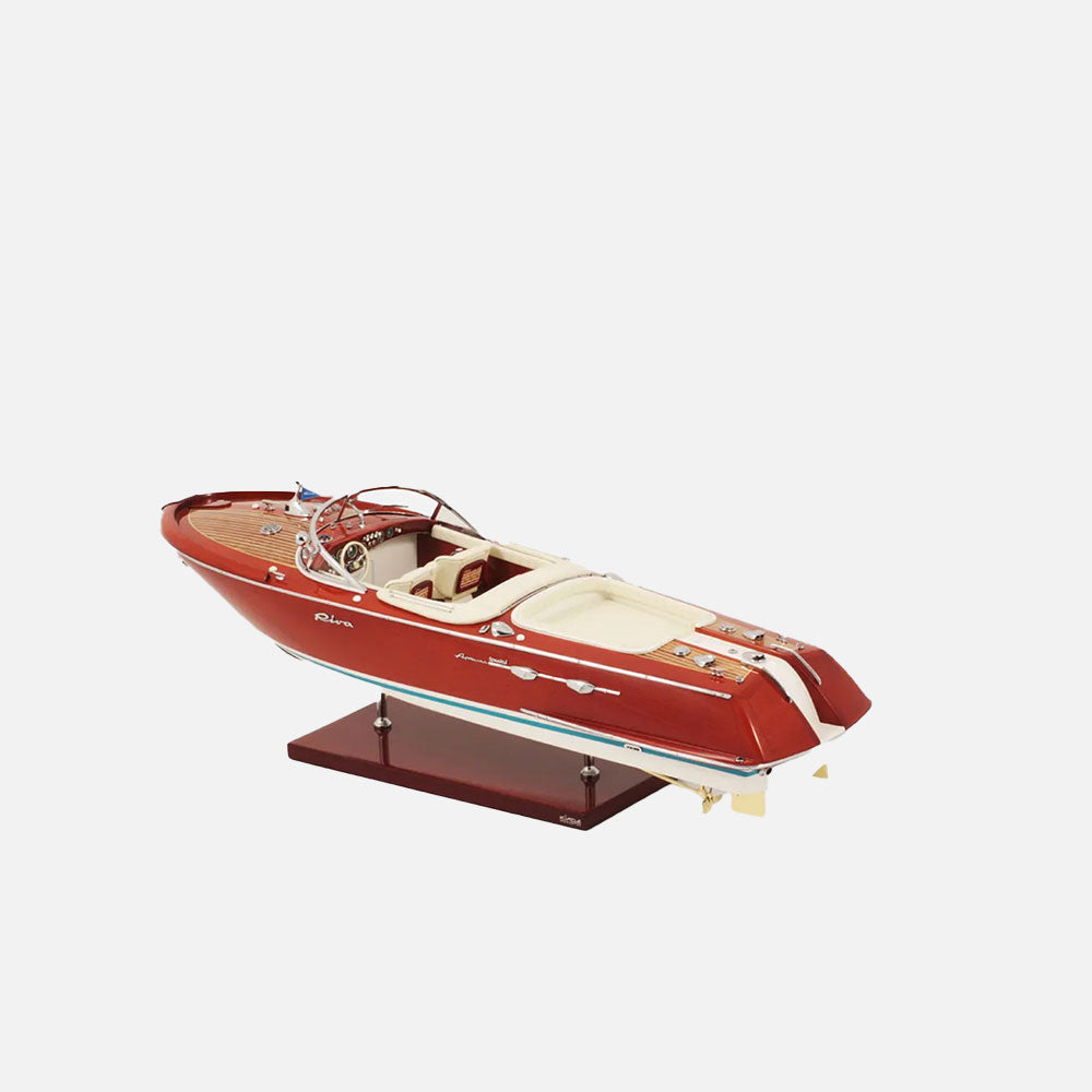 Riva Aquarama Special Model Boat, Ivory Upholstery, 58cm