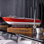 Kiade Riva Aquarama Special Model Boat, XL, 87cm, styled in a room setting (2)