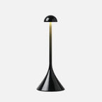 Steli Dome Protable LED Table Lamp, Black