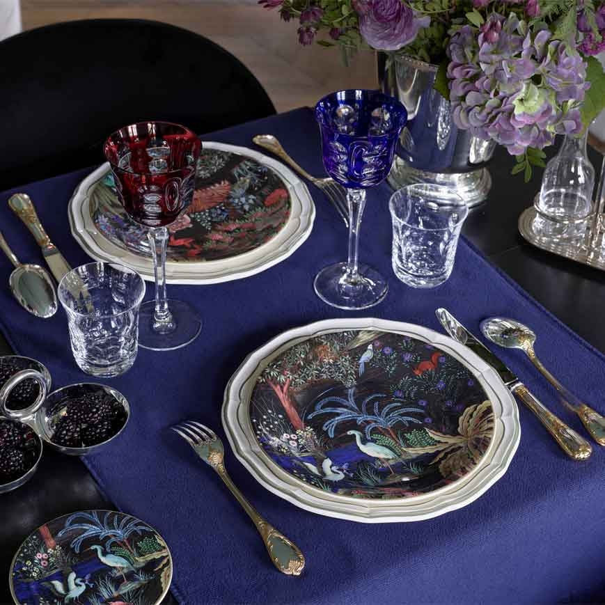 Set of 4 Assorted Dessert Plates - Le jardin du palais