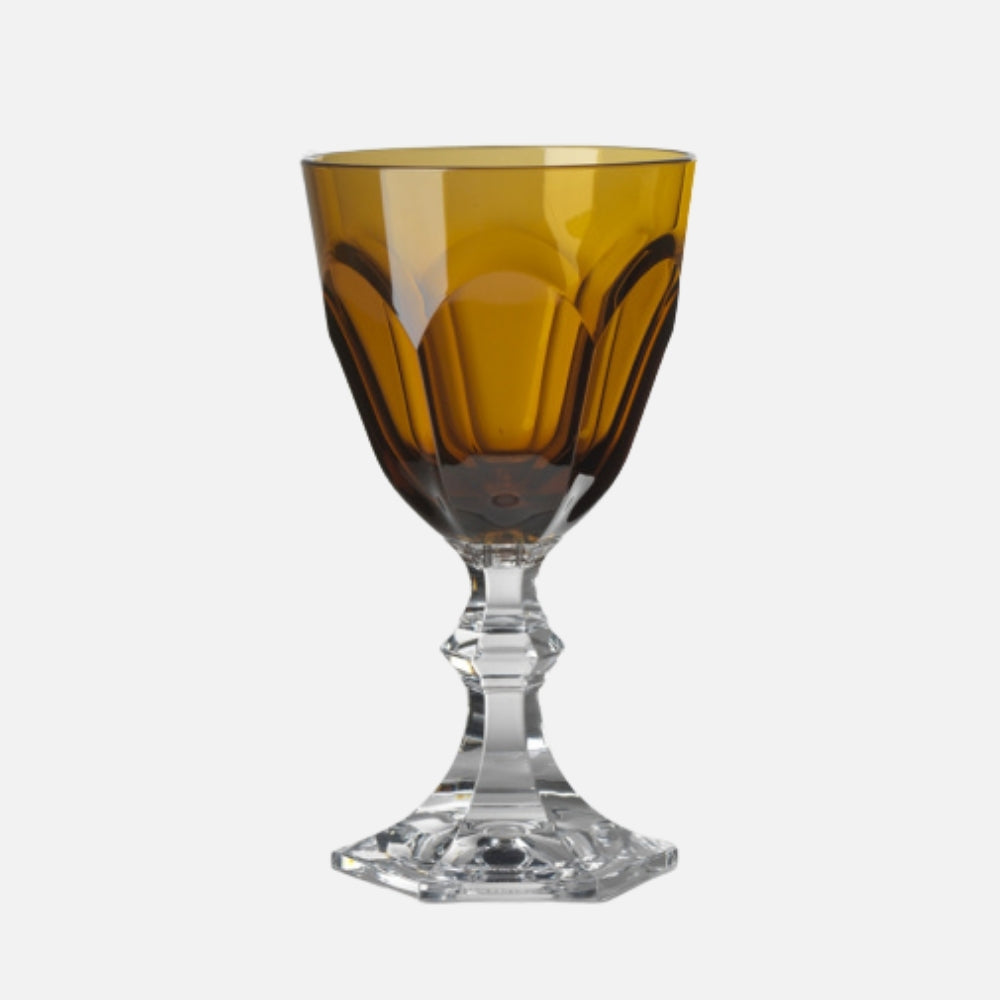 Dolce Vita Acrylic Wine Glass, Amber