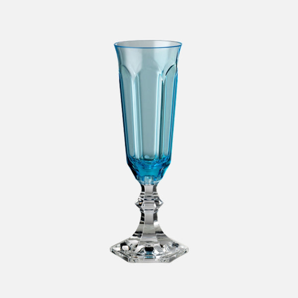 Dolce Vita Acrylic Champagne Flute, Turquoise