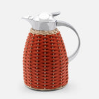 Chantilly Leather & Rattan Carafe, Mango, 1.5L