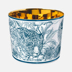Sieger by Fürstenberg Sip-of-Gold Leopard Champagne Goblet, front view
