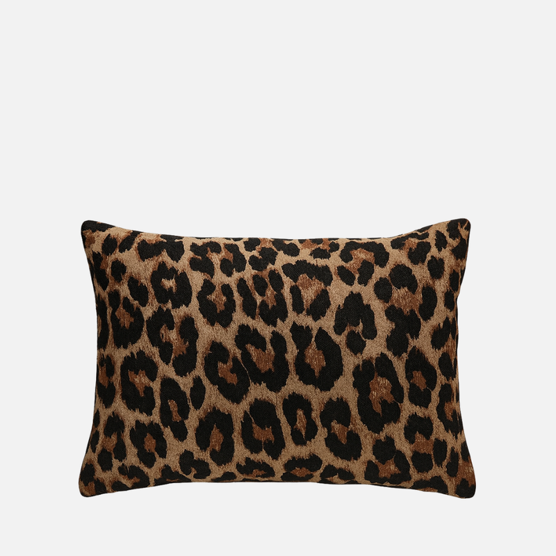 Carino Leopard Jaquard Cushion, 50x30cm