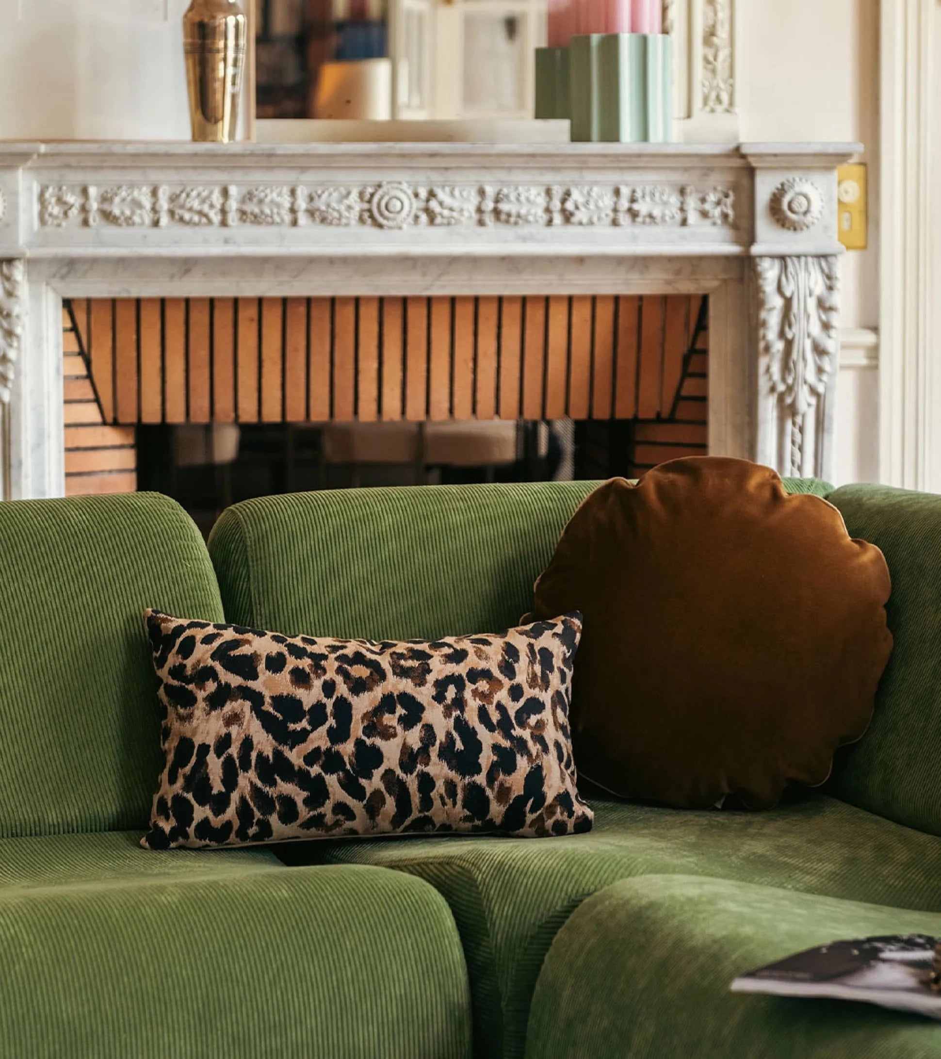 Carino Leopard Jaquard Cushion, 50x30cm