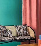 Carino Leopard Jaquard Cushion, 45x45cm