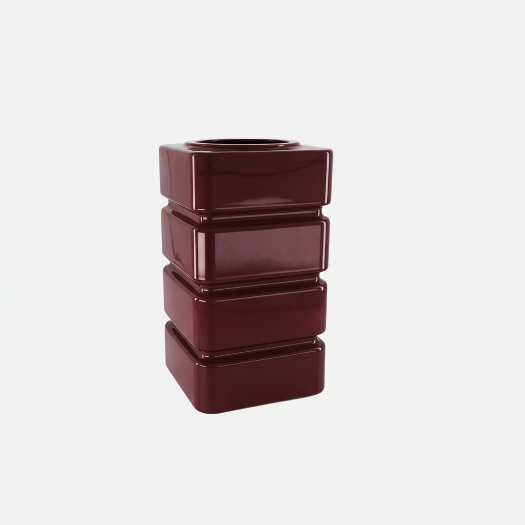 Donna Vase, Burgundy, 29cm