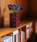 Donna Vase, Burgandy, 29cm