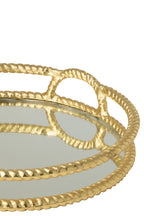 Gold Aluminium Tray – Large Decorative Home Accessory