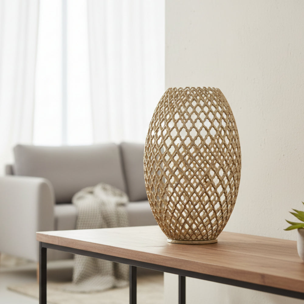 Small Gold Aluminum Floor Vase – Modern Decorative Vase