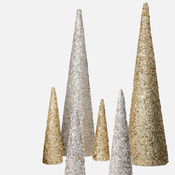 Sequin Decorative Cone – Large
