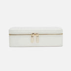 Maria Medium Zip Case, White, 21x13.5cm