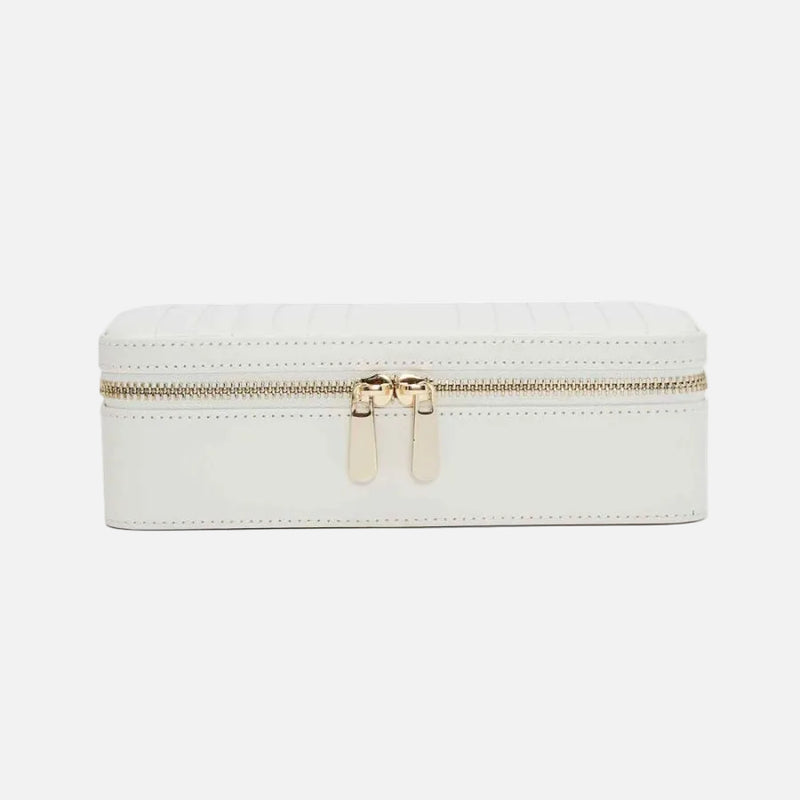 Maria Medium Zip Case, White, 21x13.5cm