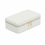 Maria Medium Zip Case, White, 21x13.5cm