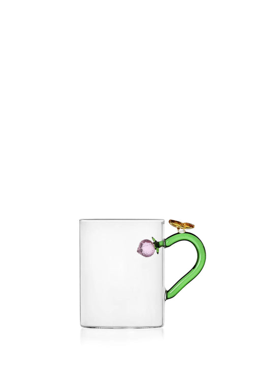 Fruit & Flowers Butterfly Mug, 450ml