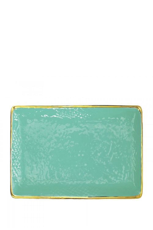 Preta Tray, Aquamarine, 32 x 26 cm - Maison7