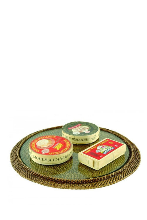 Round Cheese Tray with Glass - Maison7